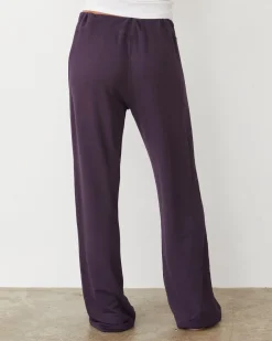 MONROW Supersoft Straight Leg Vintage Sweat MIDNIGHTPLUM Outlet